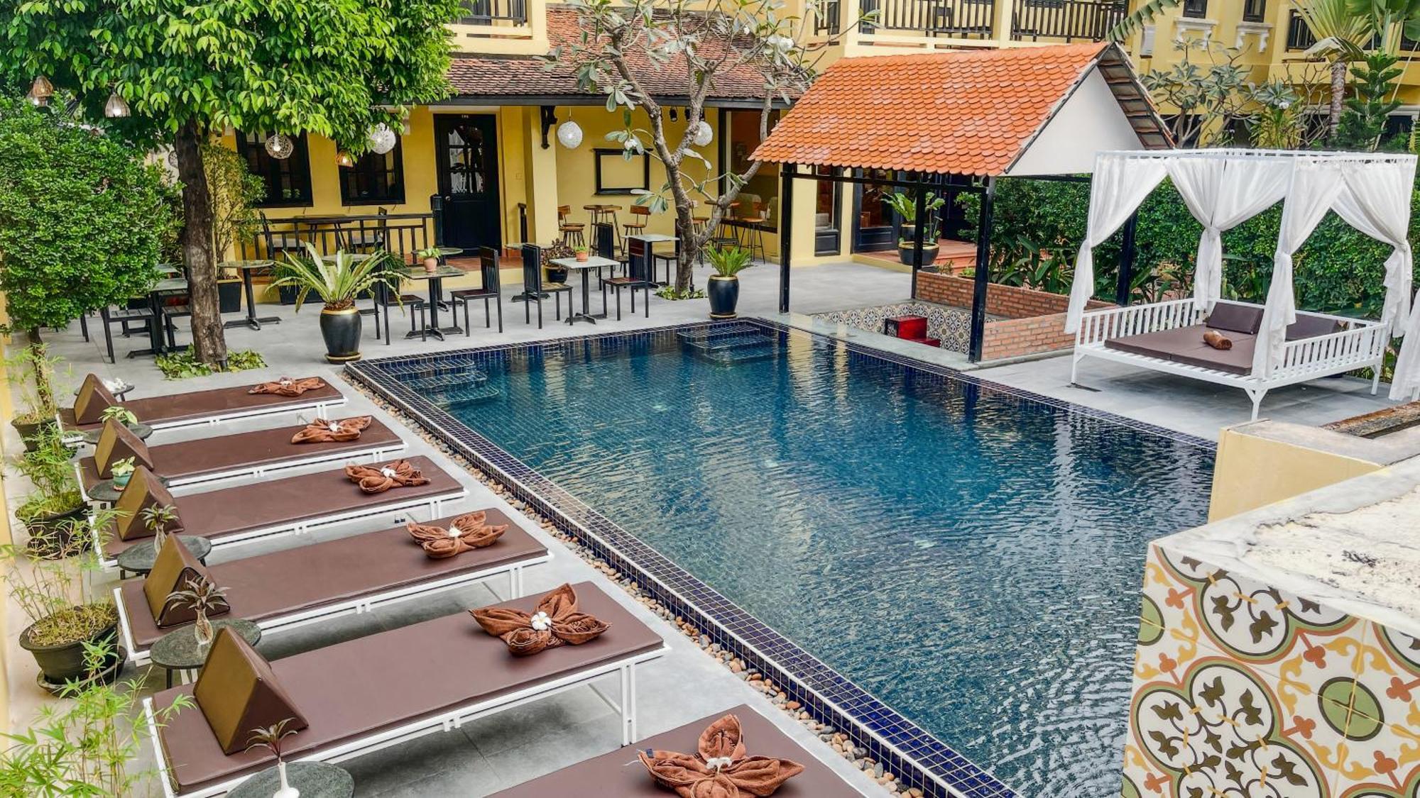 Villa Indochine D'Angkor เสียมราฐ ภายนอก รูปภาพ